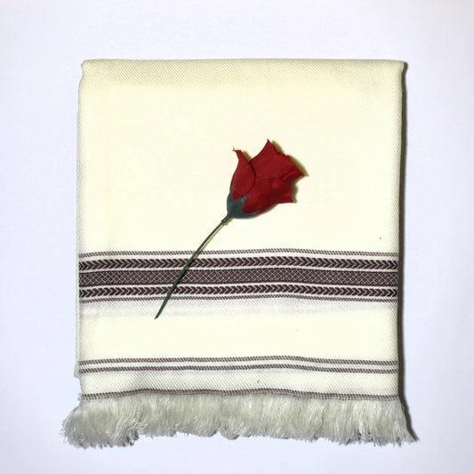 Premium Off White Men Shawl