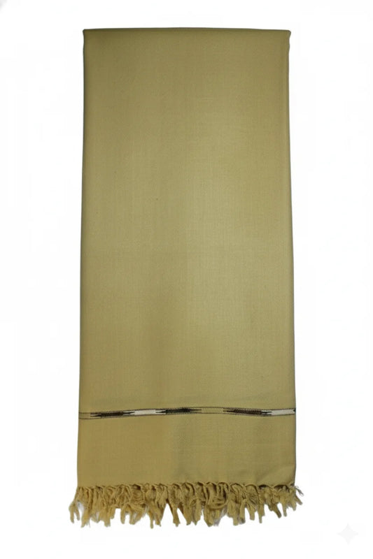 Premium Beige Men's Shawl