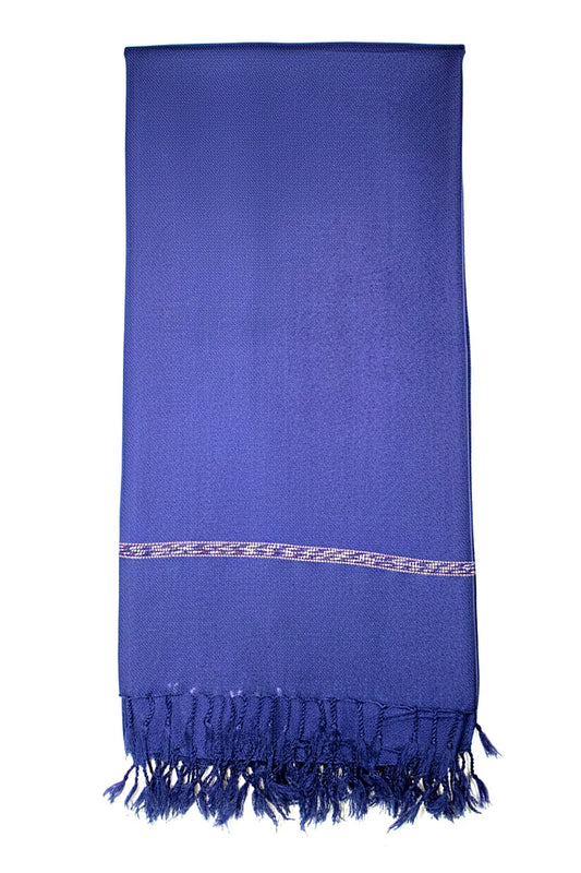 Navy Blue Men Shawl