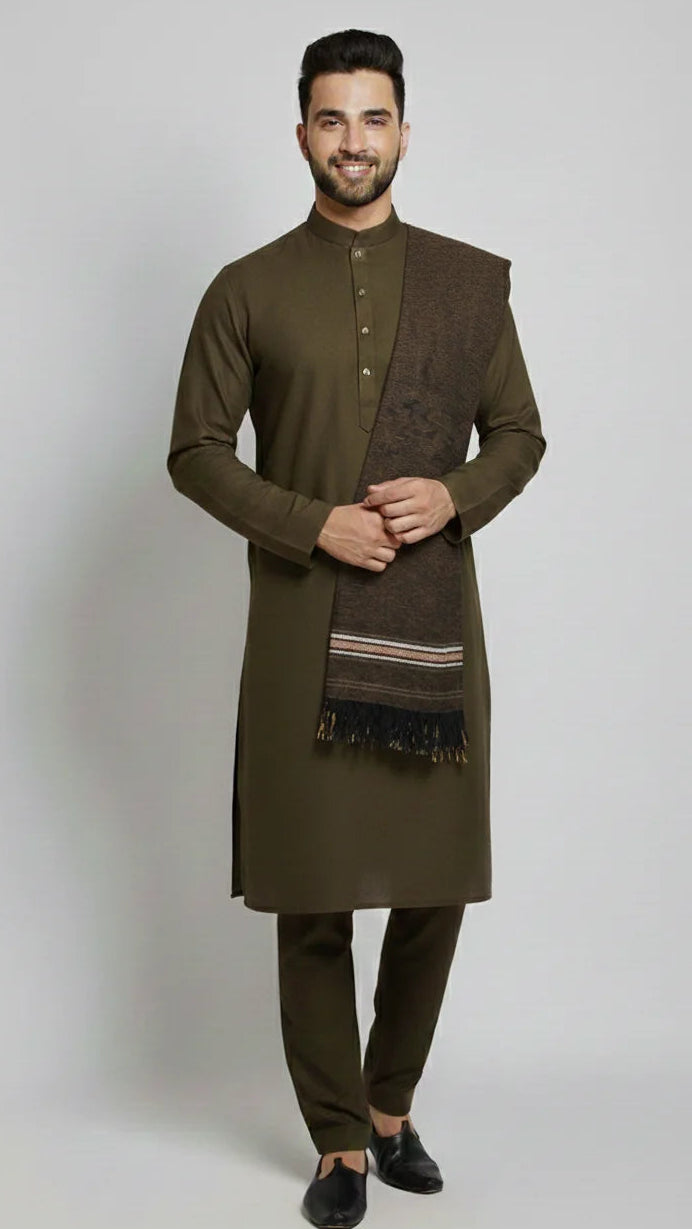 Classic Brown  Shawl